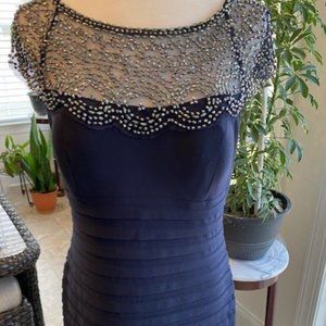 Beautiful Social Navy Blue Dress